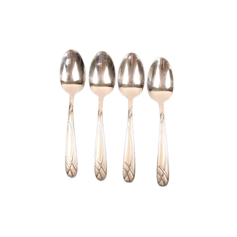 Pfaltzgraff Mirage Frost Stainless Soup Spoons Set of 4